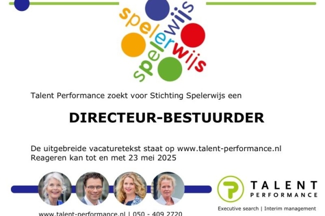 Vacature Directeur-Bestuurder